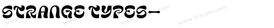 Strange Types字体转换
